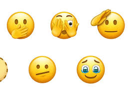 Often expresses a radiant, gratified happiness. Next Emoji Candidates Include Melting Face Saluting Face Coral Bird S Nest Biting Lip Troll Bubbles And More Macrumors