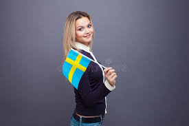 Many swedish women are blonde, and many are attractive, but there are plenty of brunettes (not to mention immigrant swedes) and attractive does not mean that the people are supermodels. 558 Woman Sweden Flag Photos Free Royalty Free Stock Photos From Dreamstime