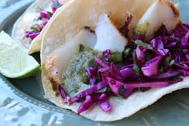 Super flavorful and so easy to make! Fish Tacos With Chipotle Avocado Cream Tsiporah