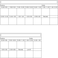 Hourly Behavior Chart Behaviour Chart 3rd Grade Classroom