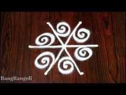 Simple Flower Kolams With 3 2 Dots Easy Daily Rangoli Designs Small Muggulu Rangrangoli Y Easy Rangoli Designs Rangoli Designs With Dots Simple Rangoli