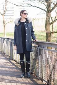 Outfit Peuterey Coat X Hunter Boots Mood For Style Fashion Food Beauty Lifestyleblog Modestil Regenkleidung Gummistiefel