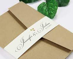 Invitation Belly Bands Paper Bands To Wrap Invites