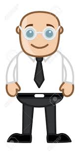 Hombre Calvo - Vector De Dibujos Animados Ilustración ...