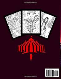 Skulls, demons and other freak show oddities to color. American Horror Story Coloring Book High Quality Hand Drawn Coloring Books For Adults Fan Amazon De Paulson Evan Fremdsprachige Bucher