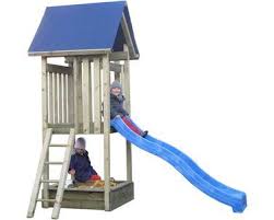 Spielturm Erik Mit Rutsche Blau 302 Cm X 120 Cm X 177 Cm Kdi Spielturm Spielturm Mit Rutsche Turm