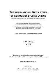 Tout le suivi de la coupe d'europe 2012 de foot. Xviii 2012 No 25 The International Newsletter Of Communist