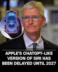 Apple's Siri update delayed until 2027