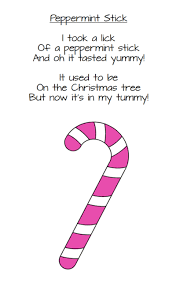 Have you heard about what the candy cane represents? Christmas Poems For Young Children Grade Onederful
