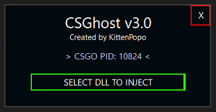 The latest version of the game. Release Csghost V2 Trusted Bypassing Injector