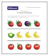 Same And Different Worksheets For Kids Kids Learning Station Preschool Learning Stations Basic Concepts
