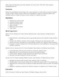 Download free resume templates for microsoft word. Professional Medical Social Worker Templates To Showcase Your Talent Myperfectresume