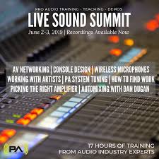Последние твиты от soundtosummitbrewing (@sound2summit). Live Sound Summit 2019 Audio Training With Industry Professionals Pa Of The Day