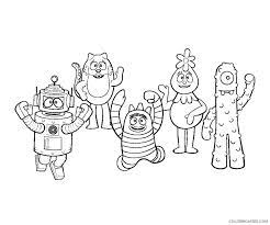 Coloring pages plex yo gabba gabba. Printable Yo Gabba Gabba Coloring Pages Coloring4free Coloring4free Com