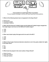 Trivia is an easy game to play in teams or with just two people. 9 Best Printable Nfl Trivia Questions And Answers Printablee Com