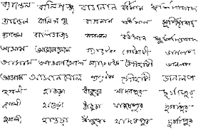 Bangla Script: Vowel modifiers (left ...