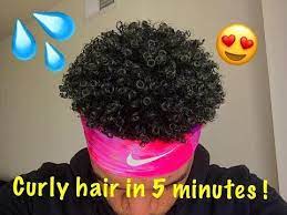 Black Mens Curly Hair In Minutes Routine Quick And Easy Youtube Curly Hair Men Curly Hair Fade Curly Hair Styles