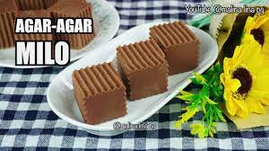 Bahan bahan agar agar milo 1 paket serbuk agar agar ( 10 gram ) 5 gelas air 1/2 tin susu pekat manis 1/2 cawan gula 1 cawan. Agar Agar Milo Simple Mudah Sedap Sukatan Cawan Agar Agar Milo Recipe Puding Milo Lina Pg Youtube
