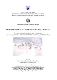 Viaggio a dio attraverso il cantico. Pdf I Nomi Delle Montagne Prima Di Cartografi E Alpinisti Franco Dessilani Academia Edu