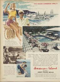 Ansett Advertisement For Hayman Island Swift Flying Boats Can Whisk You There In A Matter Vintage Advertising Posters Vintage Travel Posters Aviation Posters