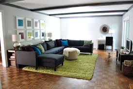 When the back of your sofa is facing an open area of your home, a sofa table can make the space feel more put together by blending the two rooms. What To Put On A Console Table Behind A Couch Young House Love