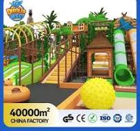 Indoor Wooden Funland Pre-School Educational Equipment with ...