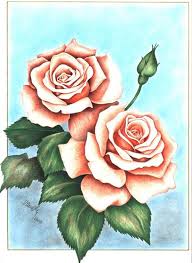 Pinion ciupi ușurare un peisaj cu trandafiri in creion : 30 Desene Frumoase Cu Flori Recruit2network Info