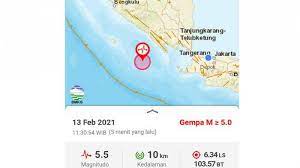 Gempa guncang lampung rabu siang, magnitudo 3.2. Gempa Hari Ini Gempa Dangkal 5 5 Guncang Pesisir Barat Lampung Level Guncangan Mencapai Iii Tribun Medan