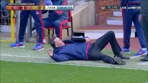 Maybe you would like to learn more about one of these? Manchester United S Louis Van Gaal Flops On Sidelines Nbc Sports