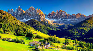 Dolomites National Park mountains and landscapes