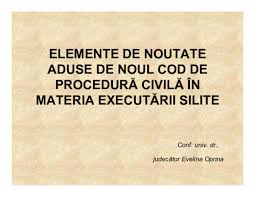 7 cod procedura civila suspendarea provizorie a executarii silite demarate impotriva sa, masura ce dureaza in timp pana la solutionarea cererii de suspendare a executarii silite formulata odata cu cererea de. Pdf 31 143 Elemente De Noutate Aduse De Ncpc In Materia Executarii Silite Conf Univ Dr Judecator Evelina Oprina Ramona Lungu Academia Edu