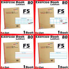 Tentang buku latihan sekolah matang gerdu 2019. 80 Page Buku Latihan School Exercise Book Sekolah Buku Latihan Buku Tulisan Sekolah Exercise Book å­¦