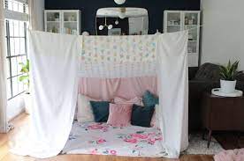 The whole thing could collapse with the faintest sneeze. How To Build The Best Blanket Fort Pretty Providence