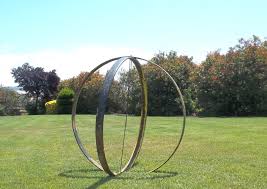 Large Metal Sphere Orb Garden Sculpture Indoor Outdoor Design Outdoor Sculpture Modern Outdoor Outdoor Design