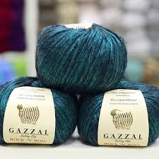 9% шерсть мериноса 70% полиамид 21% полиакрил длина нити: Rock N Roll Gazzal Wooldreams Pryazha Optom
