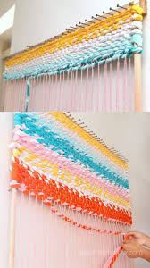 An easy way to fix that problem is with a wooden floor mat. Weave A Boho T Shirt Rag Rug With Easy Diy Loom A Piece Of Rainbow