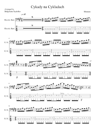 ℗ 1995 digital remaster 1995, 2011 the copyright in this sound recording is owned by kamiling co under exclusive licence to emi music poland sp. Cykady Na Cykladach Sheet Music For Bass Solo Musescore Com