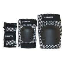 Smith Safety Gear Scabs Knee Elbow Wrist Guard Set Pack Of 3