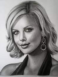 Charlize Theron By Mariannaeva Celebrity Art Charlize Theron Celebrity Drawings