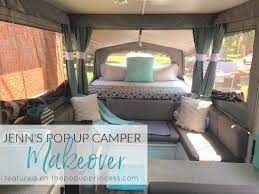 This next reader makeover is so a pop up camper makeover doesn't have to be elaborate. Jenn S Pop Up Camper Makeover The Pop Up Princess