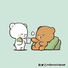 Milk Mocha Bear Official No Instagram But Previously Feel Free To Tag Your Foodie Cute Bear Drawings Cute Cartoon Drawings Cute Love Cartoons