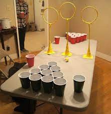 29 Essentials For Throwing The Perfect Harry Potter Party Harry Potter Birthday Quidditch Pong Harry Potter Party