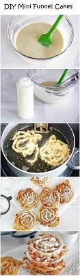 Diy Mini Funnel Cakes Yummy Food Fair Food Recipes Food