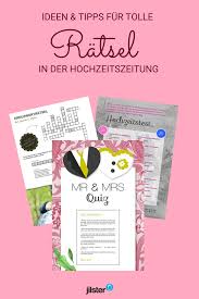 Kreativtipp Tolle Ratsel Fur Die Hochzeitszeitung Jilster Hochzeitszeitung Hochzeitszeitung Gestalten Hochzeitszeitung Ideen