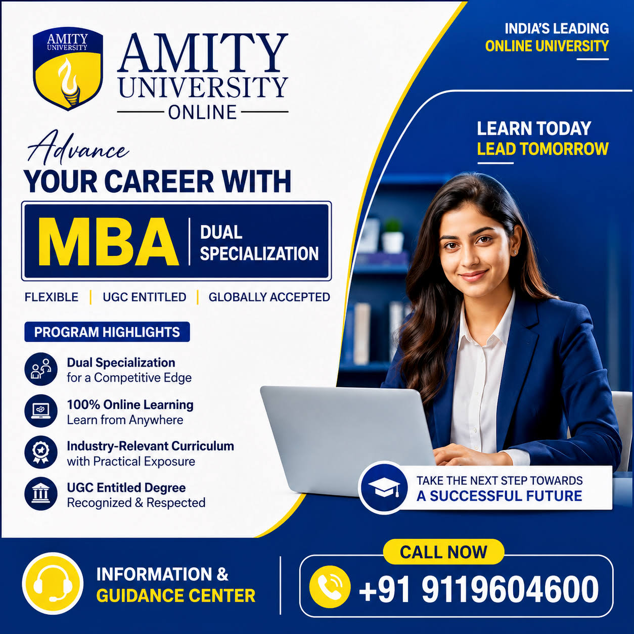 Amity Online MBA 2026 | Dual Specialization product image