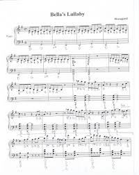 Learn how to play bella's lullaby (twilight) with letter notes sheet / chords for piano and keyboard. Bellas Song Piano Sheet Music Music Sheet Collection