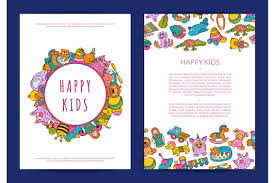 634 x 184 gif 26 кб. Vector Card Template Hand Drawn Children Toys On Background By Onyx Thehungryjpeg Com
