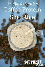 Healthy Coffee Protein Smoothie Recipe With Images Coffee Protein Smoothie Protein Smoothie Recipes Healthy Coffee