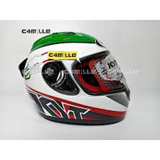 Fitur kyt r10 dan kyt rc7 menurut sy gk ada bedanya beda di bentuk aja kali yaaa info pemesanan wa: Kyt Rc 7 Helmet Motif 15 Italy White Full Face Rc7 Shopee Philippines