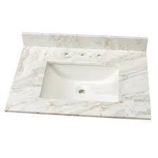 marble single sink vanity top